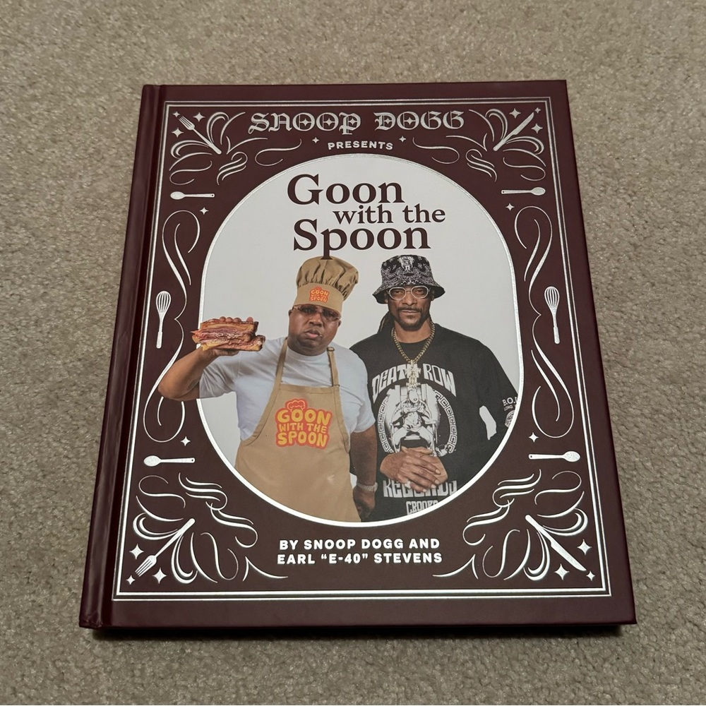 NWOT Goon with a Spoon by Snoop Dogg and Earl “E-40” Stevens cookbook